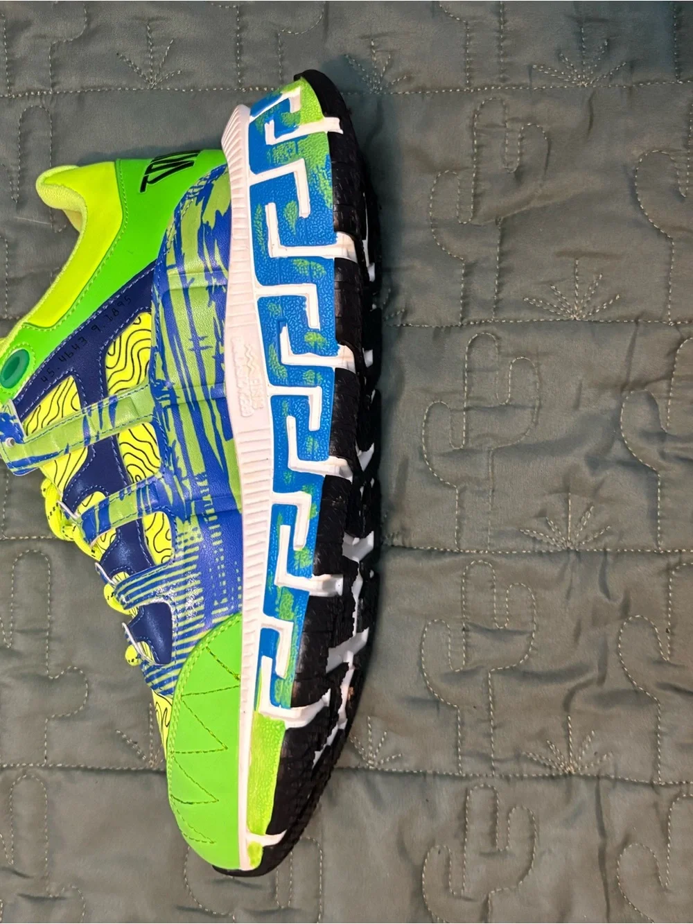 Versace Trigreca “Apple Green and Persian Blue” Sneakers